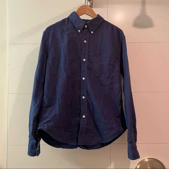 Band of Outsiders blue mens button down shirt - Picture 1 of 5